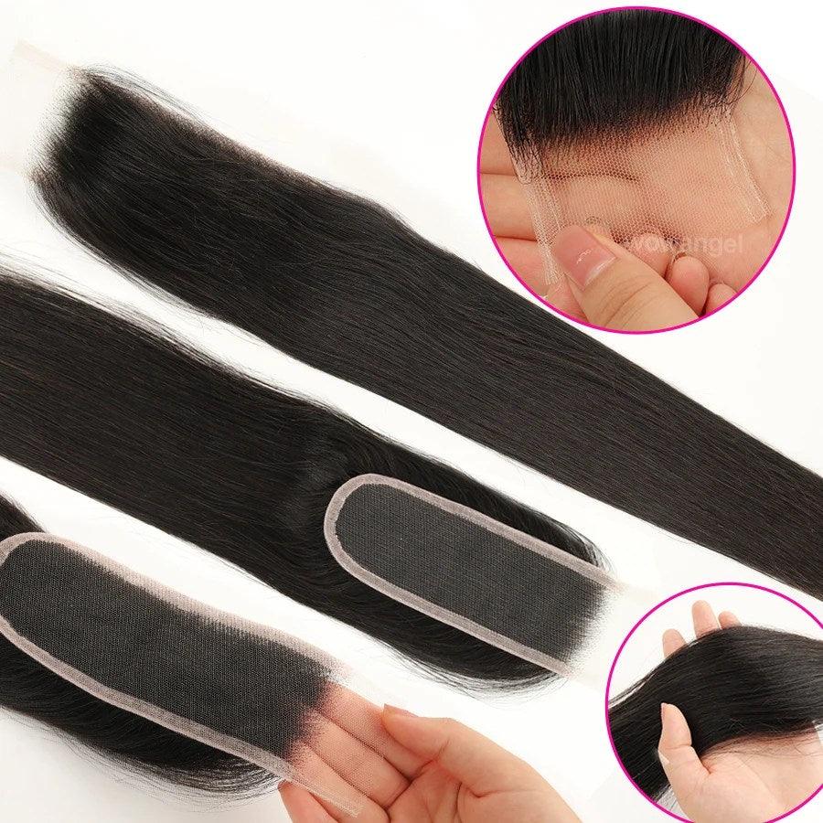 Lace Closure Only, 2x6 Skinlike Real HD Lace Closure Only, HD Lace Piece - wowangel