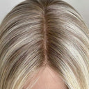 SERENA Ombre #60 Blonde Luxury Raw Hair 9X5 Lace Front Wigs Straight - wowangel