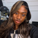 UK Shipping | Highlight Color 13x6 Skinlike Real HD Lace Front Wig 250% Density - wowangel