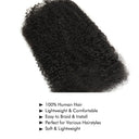 UK Shipping | Natural / 4/ 27 Afro kinky Bulk Hair Extensions For Braiding Dreadlock Human Hair - wowangel