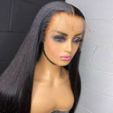 UK Shipping | Skinlike Real HD Lace 13X6 Full Frontal Wig Silk Straight - wowangel