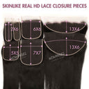 UK Shipping | Skinlike Real HD Lace Frontal 13x6 13x4 2x6 6x6 5x5 Lace Closure Pieces - wowangel