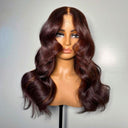 Upgrade Pre Everything Dark Reddish Brown 13X6 Lace Front Wigs Pre Max Wig - wowangel