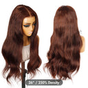 Upgrade Pre Everything Dark Reddish Brown 13X6 Lace Front Wigs Pre Max Wig - wowangel