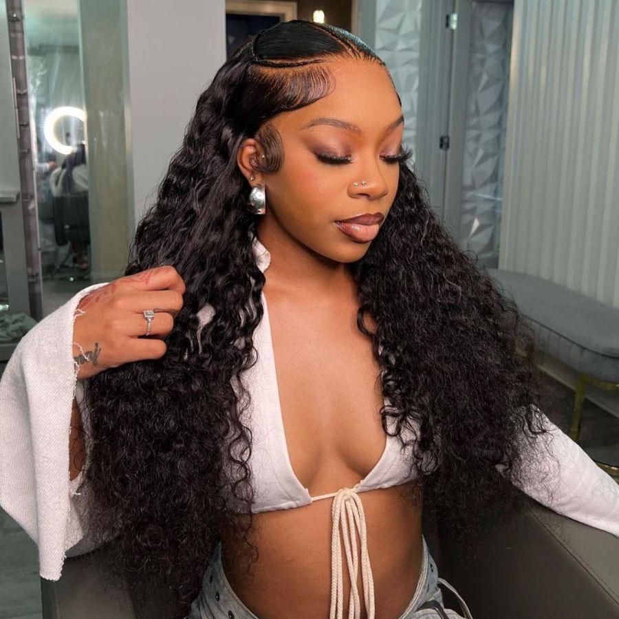 Upgrade Pre Everything Wear & Go 13X6 Lace Front Wigs Water Wave Pre Max Wig - wowangel