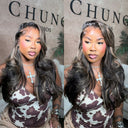 USA Shipping | 1B27 Highlight 13x6 Skinlike Real HD Lace Front Wig 250% Density - wowangel