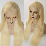 USA Shipping | 613 Blonde Wig Skinlike Real HD Lace 13x6 Full Frontal Wigs 250% Density - wowangel