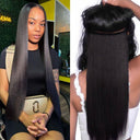 USA Shipping | Straight Classic Lace Weft Clip Ins Hair Extensions - wowangel