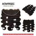 USA Shipping | Straight Lace Frontal Only, Skinlike Real HD Lace 13x6 5x5 2x6 Lace Closure Pieces - wowangel