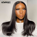 USA Shipping | Wear & Go 5x5 HD Lace Closure Wig Invisible Glueless Wig Body Wave - wowangel