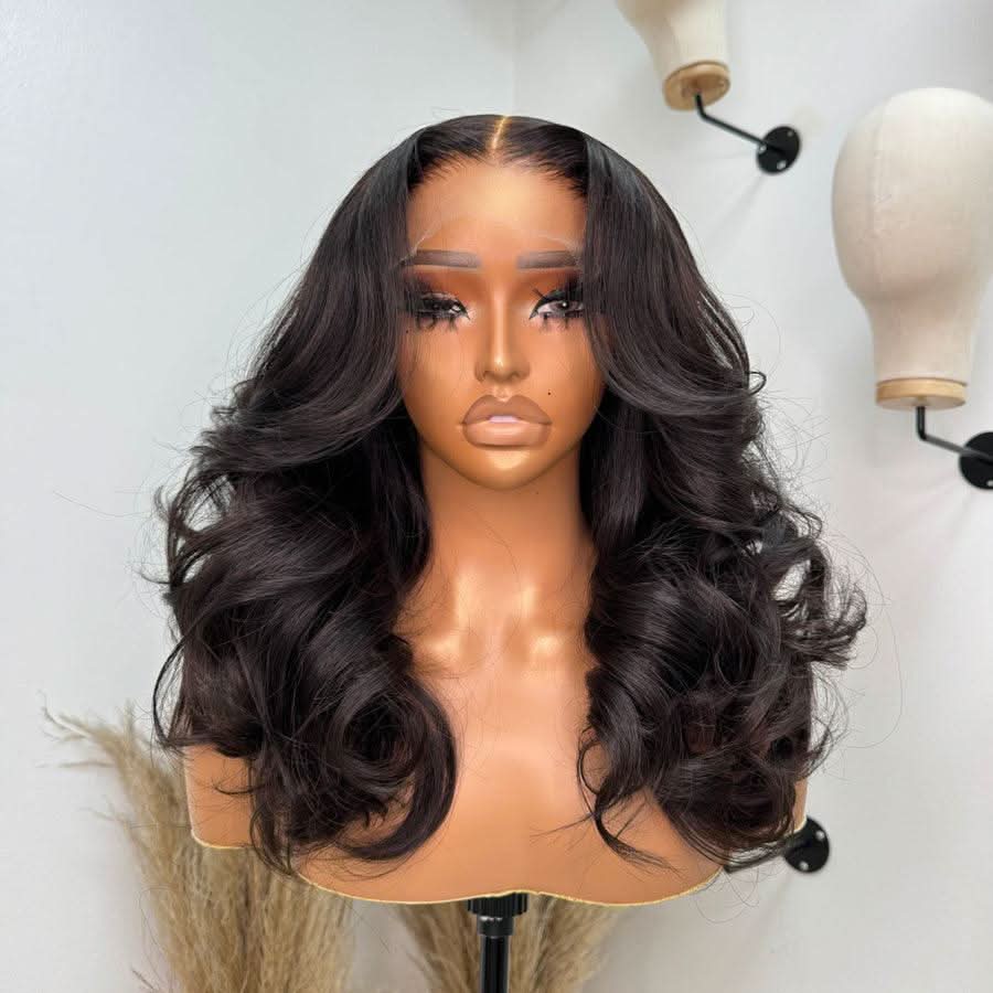 USA Shipping | WOWANGEL 13X6 Full Frontal HD Lace Wig Body Wave 180% Density - wowangel
