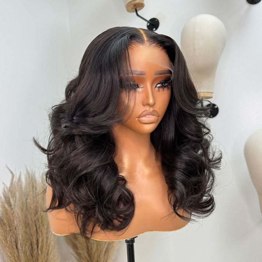 USA Shipping | WOWANGEL 13X6 Full Frontal HD Lace Wig Body Wave 180% Density - wowangel