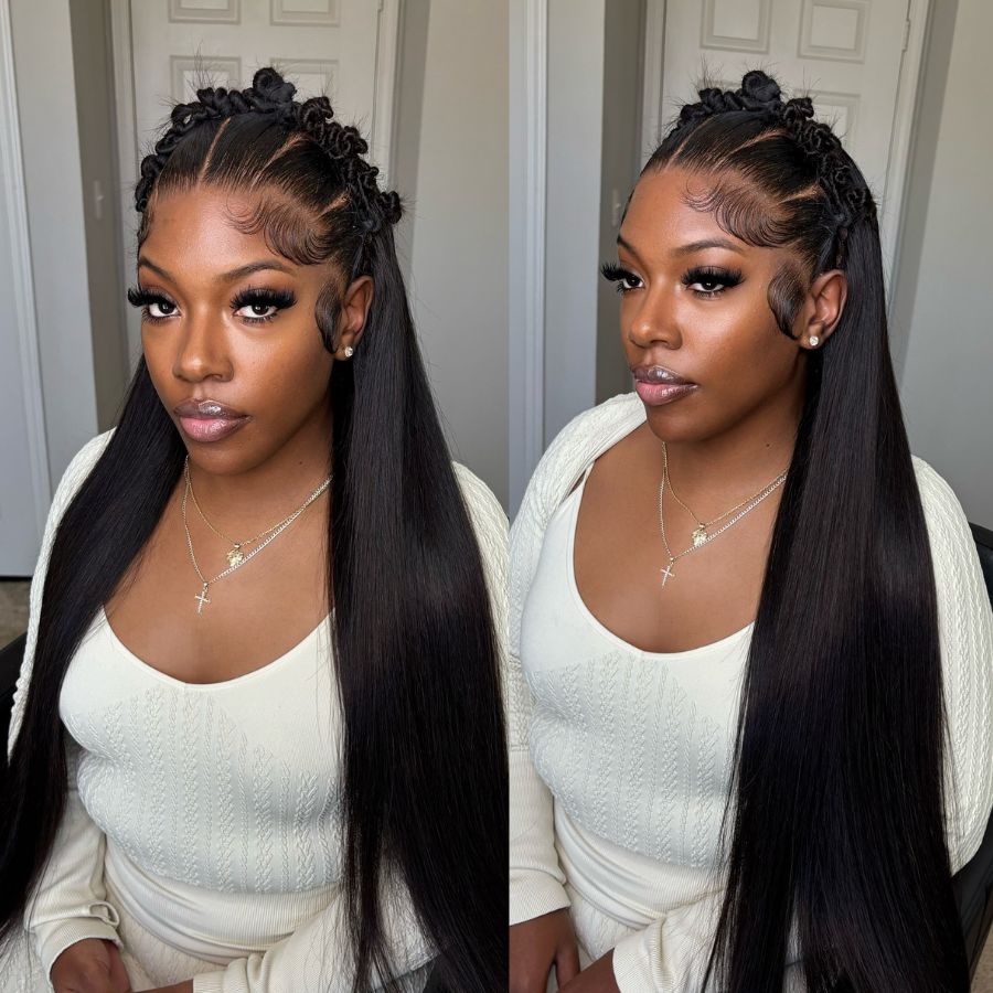 USA Shipping | WOWANGEL 13X6 HD Lace Full Frontal Wigs Straight 250% Density - wowangel