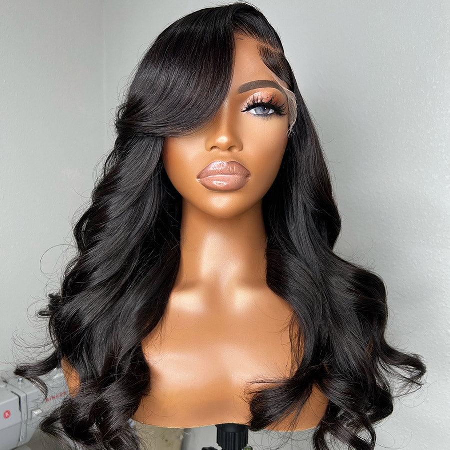 WOWANGEL 13X4 HD Lace Frontal Wigs Premium Raw Hair Body Wave - wowangel