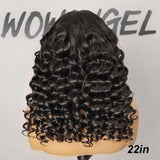 WOWANGEL 13X6 Skinlike Real HD Lace Front Wig Loose Curl Glueless Wig - wowangel
