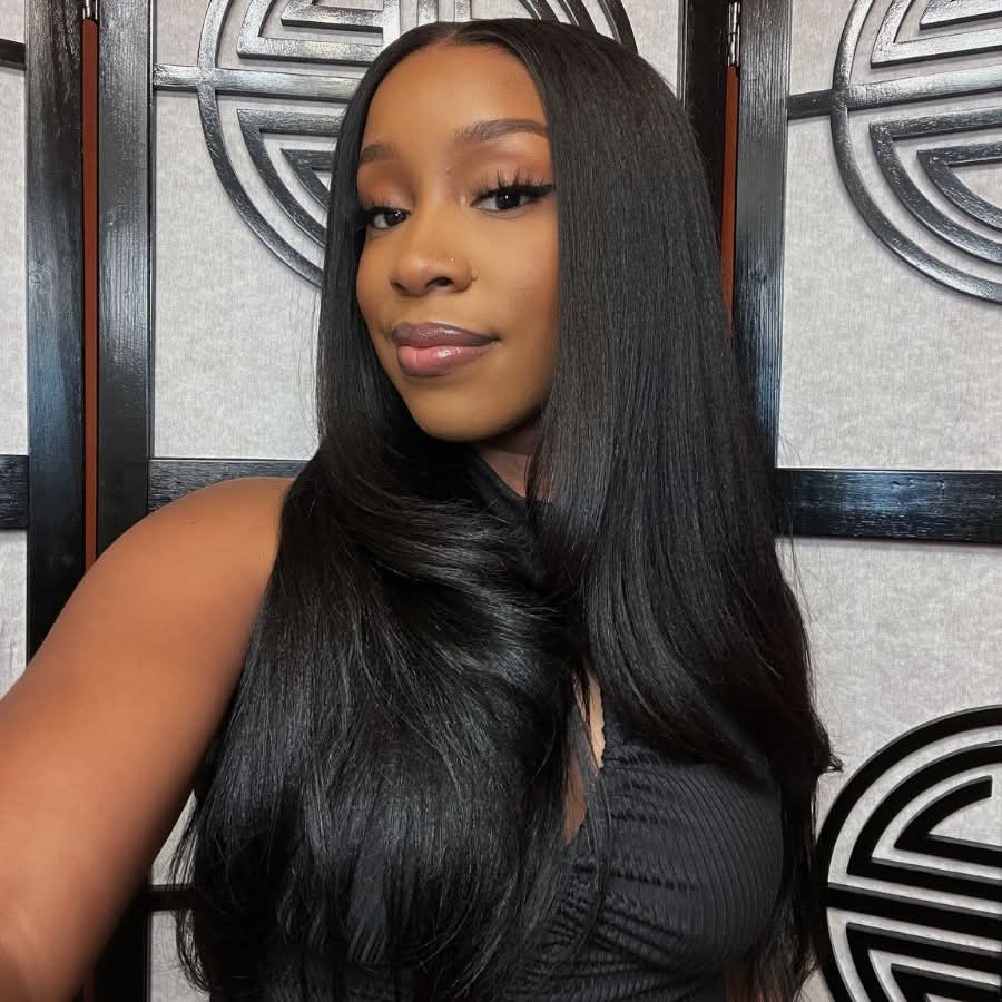 WOWANGEL 13X6 Yaki Straight Skinlike Real HD Lace Front Glueless Wig - wowangel