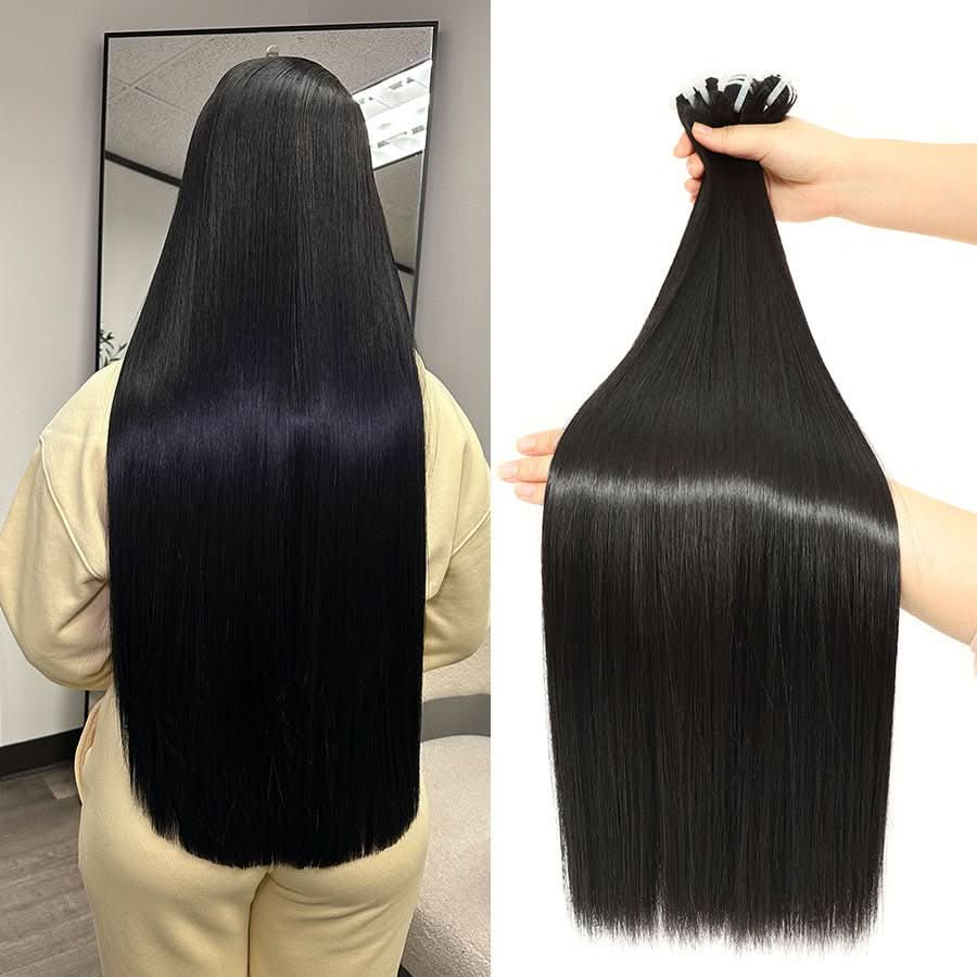WOWANGEL Virgin Hair Weaves - Double Drawn Bone Straight Bundles – wowangel