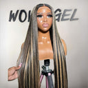 WOWANGEL 1B27 Highlight 13x6 Skinlike Real HD Lace Front Wig - wowangel