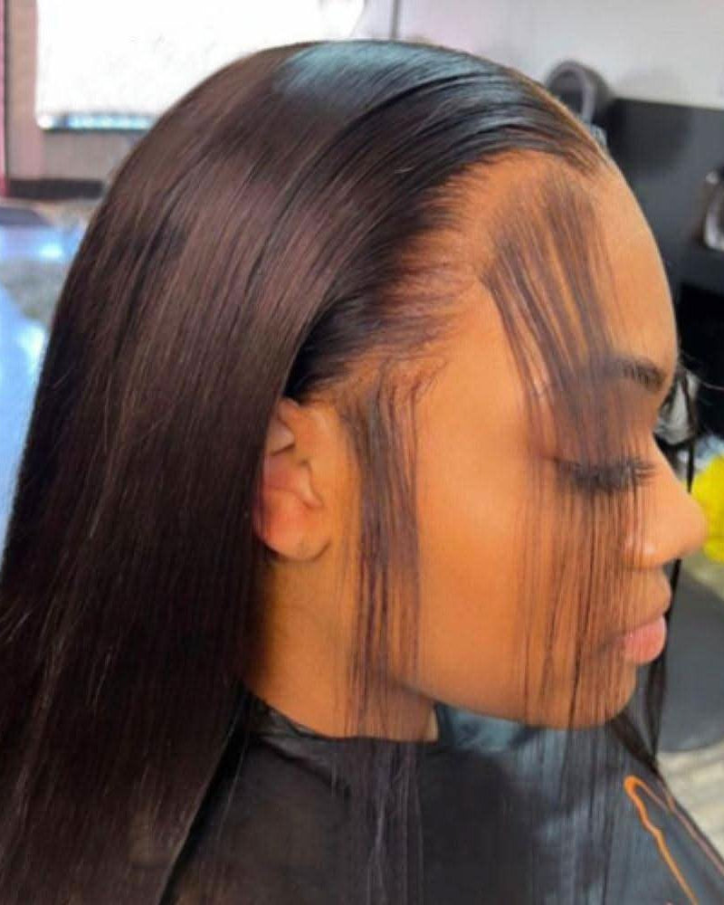 wowangel 250% Density 13X6 HD Lace Front Wigs Straight HD Lace Closure Wig
