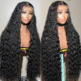 WOWANGEL 34 inch 13X6 HD Lace Full Frontal Wig Long Length Straight Wig - wowangel