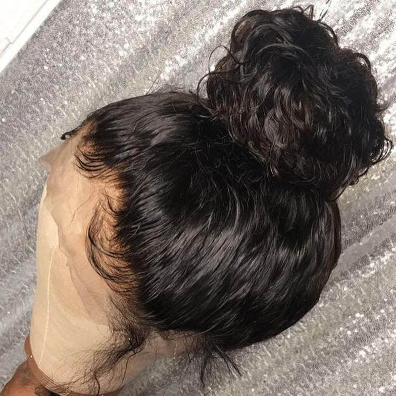 WOWANGEL 360 Invisible Strap HD Lace Wig Curly Pre Plucked Clean Hairline - wowangel