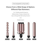 WOWANGEL 5 in 1 Curling Iron, Curling Wand Set - wowangel