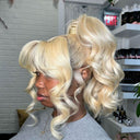 WOWANGEL 613 Blonde Full Lace Wig Transparent Lace Body Wave - wowangel