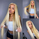 WOWANGEL 613 Blonde Hair Bundle 1Pc Straight Body Wave 100% Human Hair Weaves - wowangel