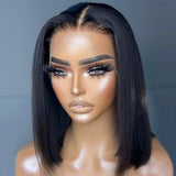 WOWANGEL 6X6/ 7X7 HD Lace Straight Bob 13X4 Lace Frontal Bob Wig - wowangel