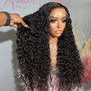 WOWANGEL 6x6 Skinlike Real HD Lace Closure Wig Water Wave Glueless Wig - wowangel
