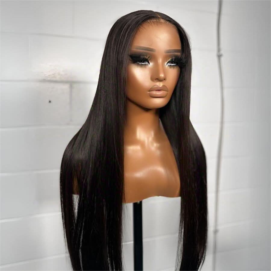 WOWANGEL 7X6 FreshFit Drawstring Glueless Wigs Straight Wear Go HD Lace Wigs - wowangel