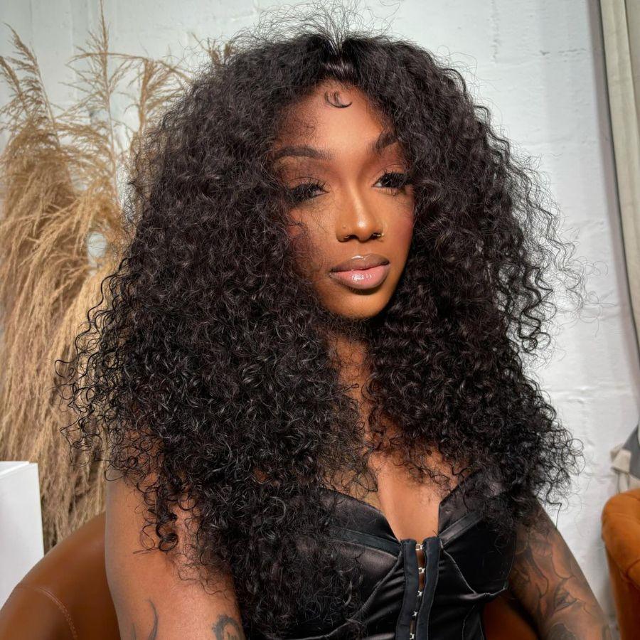 WOWANGEL 7x7 Curly HD Lace Closure Wig 250% Density Parting Max Glueless Wig - wowangel