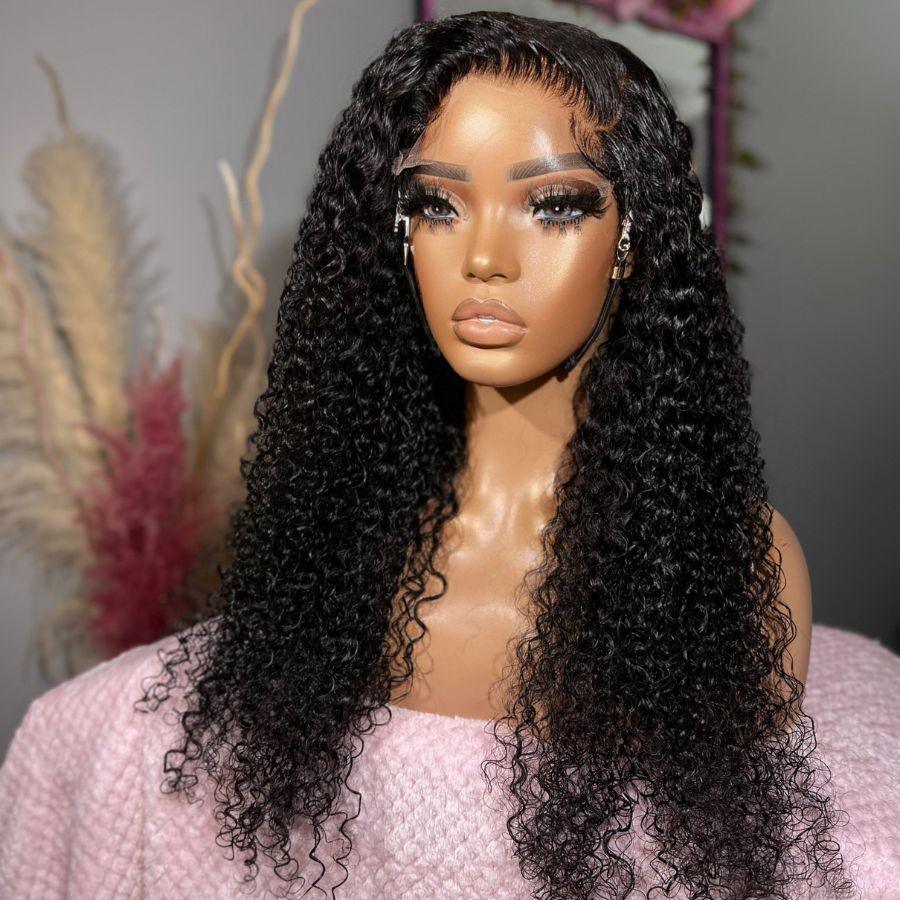 WOWANGEL 7x7 Curly HD Lace Closure Wig 250% Density Parting Max Glueless Wig - wowangel