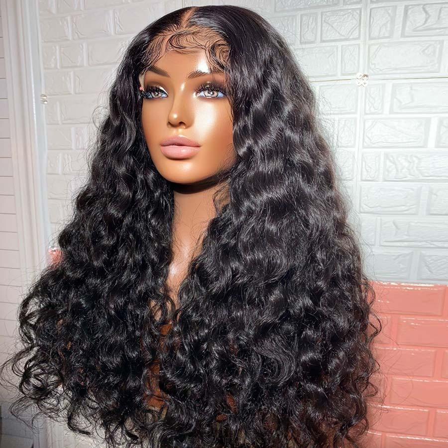 WOWANGEL 7x7 Loose Curl HD Lace Closure Wig Parting Max Glueless Wig - wowangel