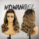 WOWANGEL Ash Blonde Highlight 13X6 HD Lace Frontal Wigs Premium Raw Hair - wowangel
