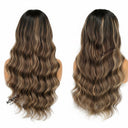 WOWANGEL Blonde Balayage Highlights Premium Raw Hair 13X6 HD Lace Frontal Wig - wowangel
