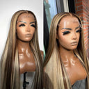 WOWANGEL Blonde Highlight 13X6 HD Lace Full Frontal Wig Premium Raw Hair - wowangel