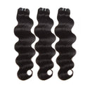 WOWANGEL Body Wave Raw Hair Bundles Deal 3pcs 100% Human Virgin Hair Weaves - wowangel