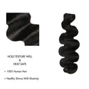 WOWANGEL Body Wave Raw Hair Bundles Deal 3pcs 100% Human Virgin Hair Weaves - wowangel