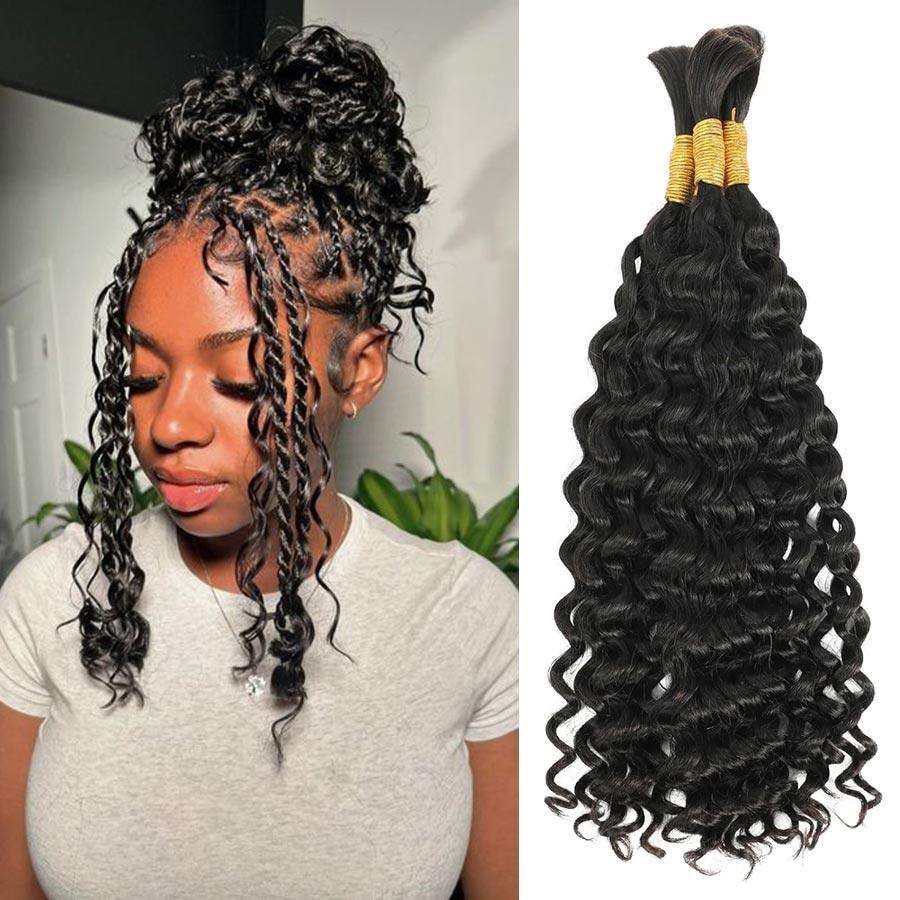 WOWANGEL black water wave human hair for braiding