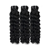 WOWANGEL Bundles Deal 3pcs Loose Wave/Water Wave/Kinky Straight/Burmese Curl 100% Human Hair Weaves - wowangel
