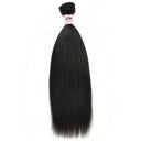 WOWANGEL Bundles Deal 3pcs Yaki Straight/ Kinky Straight 100% Human Hair Weaves - wowangel