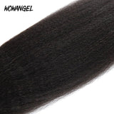 WOWANGEL Bundles Deal 4pcs 100% Human Hair Weaves Yaki/ Kinky Straight - wowangel