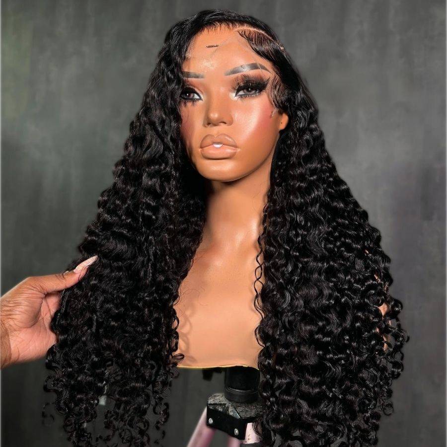WOWANGEL Burmese Curl 13x6 Skinlike Real HD Lace Front Wig 5X5 Glueless Wig - wowangel