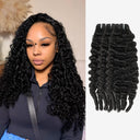 WOWANGEL Burmese Curly Hair Bundles Deal 100% Human Hair Weaves - wowangel