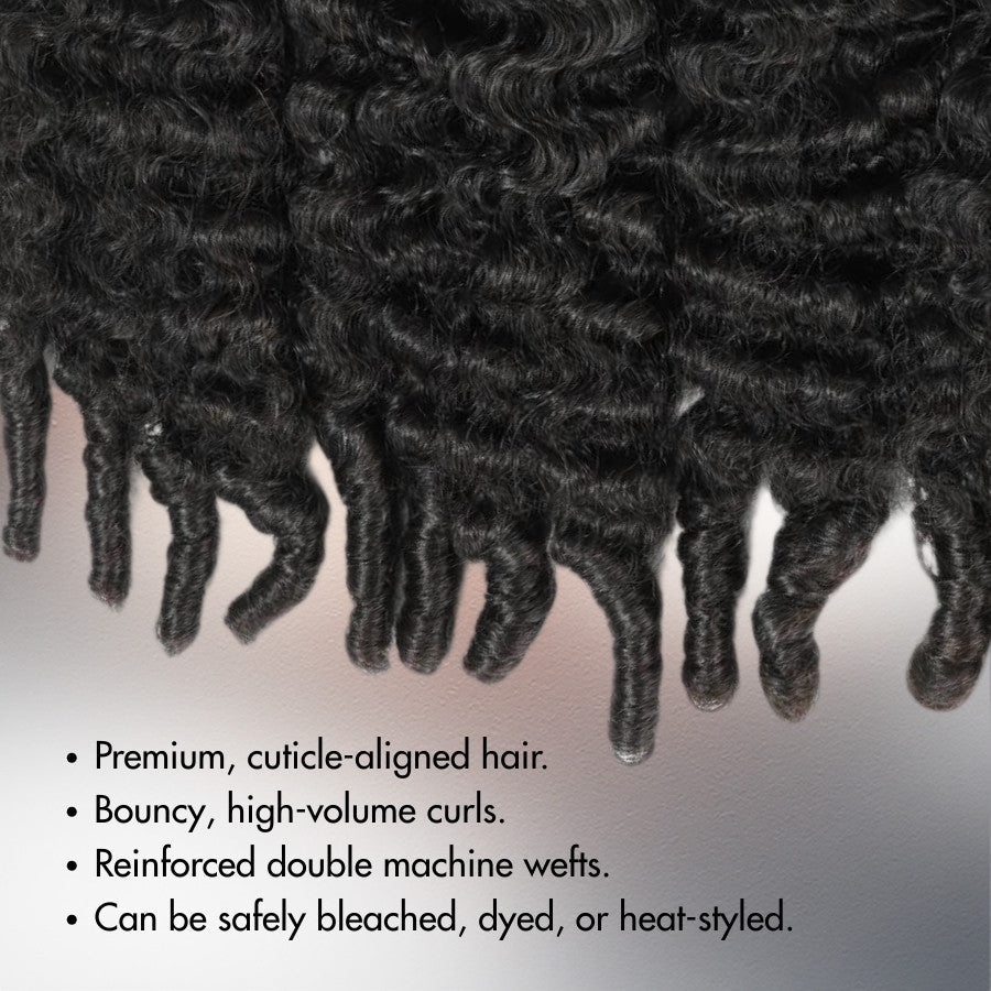 WOWANGEL Burmese Curly Hair Bundles Deal 100% Human Hair Weaves - wowangel