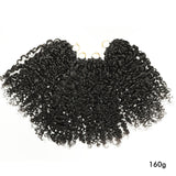 WOWANGEL Burmese Curly Pre - Separated Feather Crochet Human Hair Extensions - wowangel