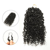 WOWANGEL Burmese Curly Pre - Separated Feather Crochet Human Hair Extensions - wowangel