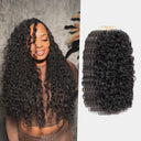 WOWANGEL Burmese Curly Pre-Separated Feather Crochet Human Hair Extensions for Miracle Knots Boho Braids - wowangel