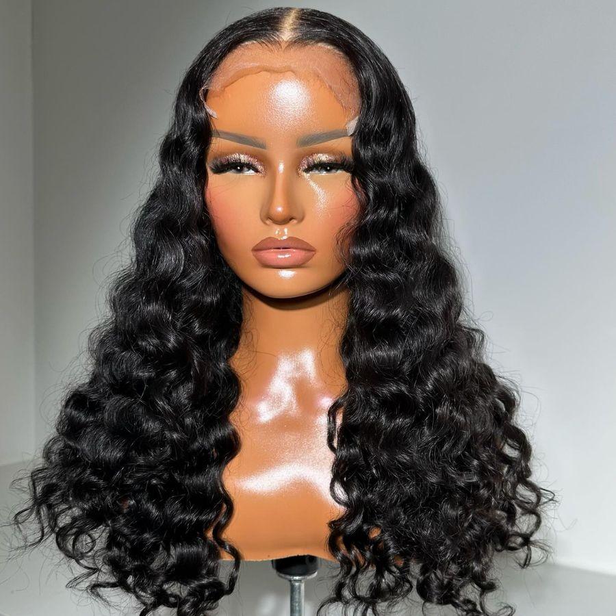 WOWANGEL Burmese Wave 13x6 Skinlike Real HD Lace Front Wig 5X5 Glueless Wig - wowangel